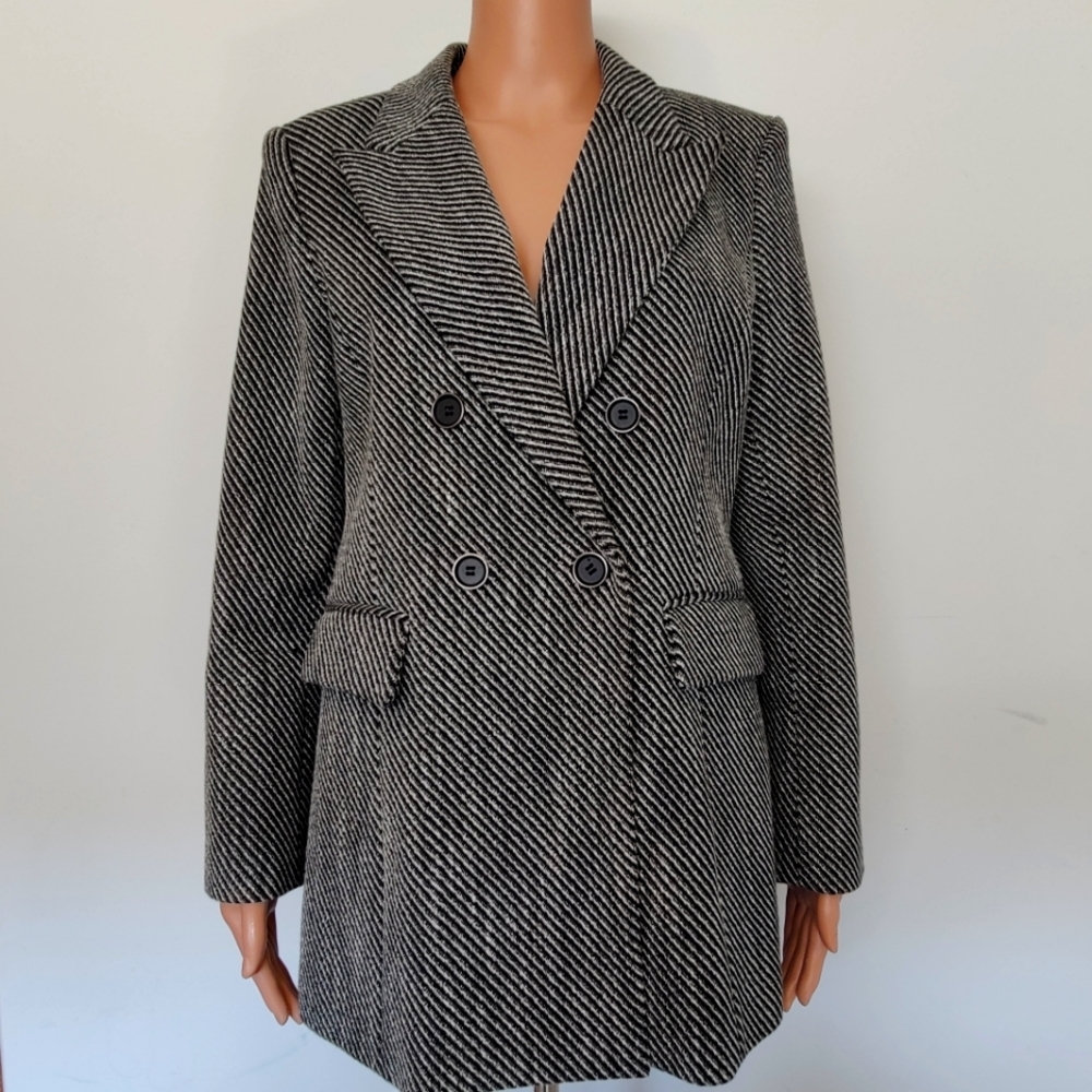 1901 Back Textured Double Breasted Women's Blazer